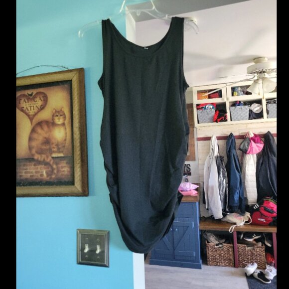 Womens size Large maternity black tank top - Picture 1 of 1